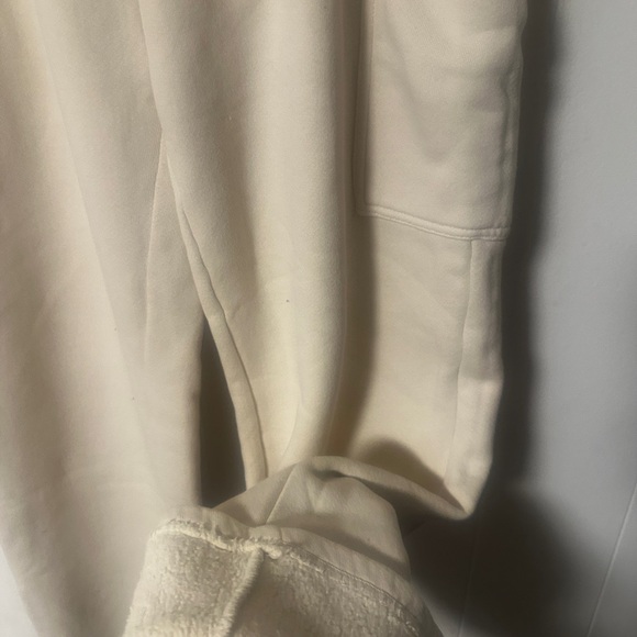 perfectwhitetee Cargo Sweatpants in Sugar - Picture 3 of 5